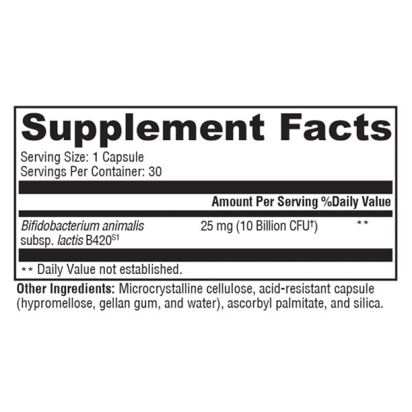 Flourish Biotic Lean Supplement Facts