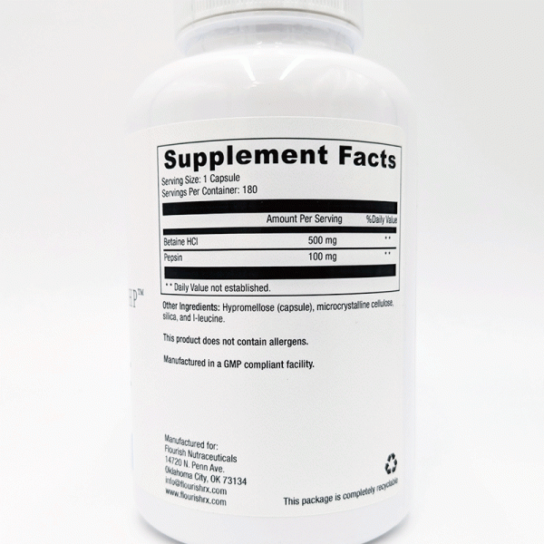 VitalAbsorptionHPCapsulesSupplementFacts