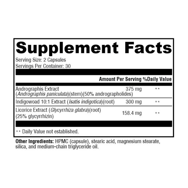 Viracite Supplement Facts