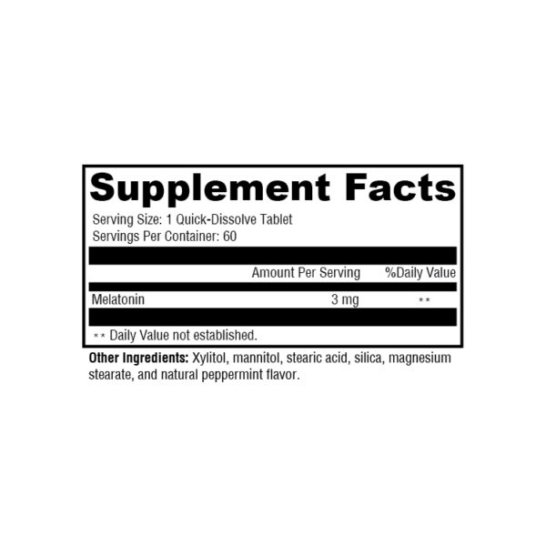 Melatonin SL 3 mg - Image 2