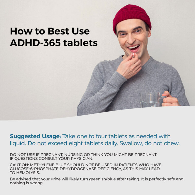 ADHD 365 Tablets Methylene Blue - Image 4